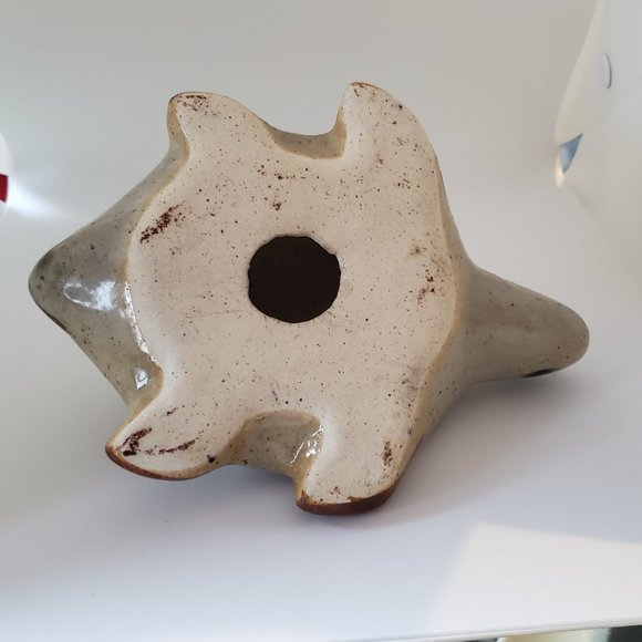 Vintage Tonala Ceramic Pottery Turtle Mexican Folk Art Floral Hand Painted - Picture 8 of 12